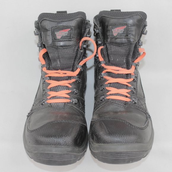Red Wing 6617 Tradesman Black Safety Toe Side Zip Work Boots Men\'s Size 7.5 EE main image 5